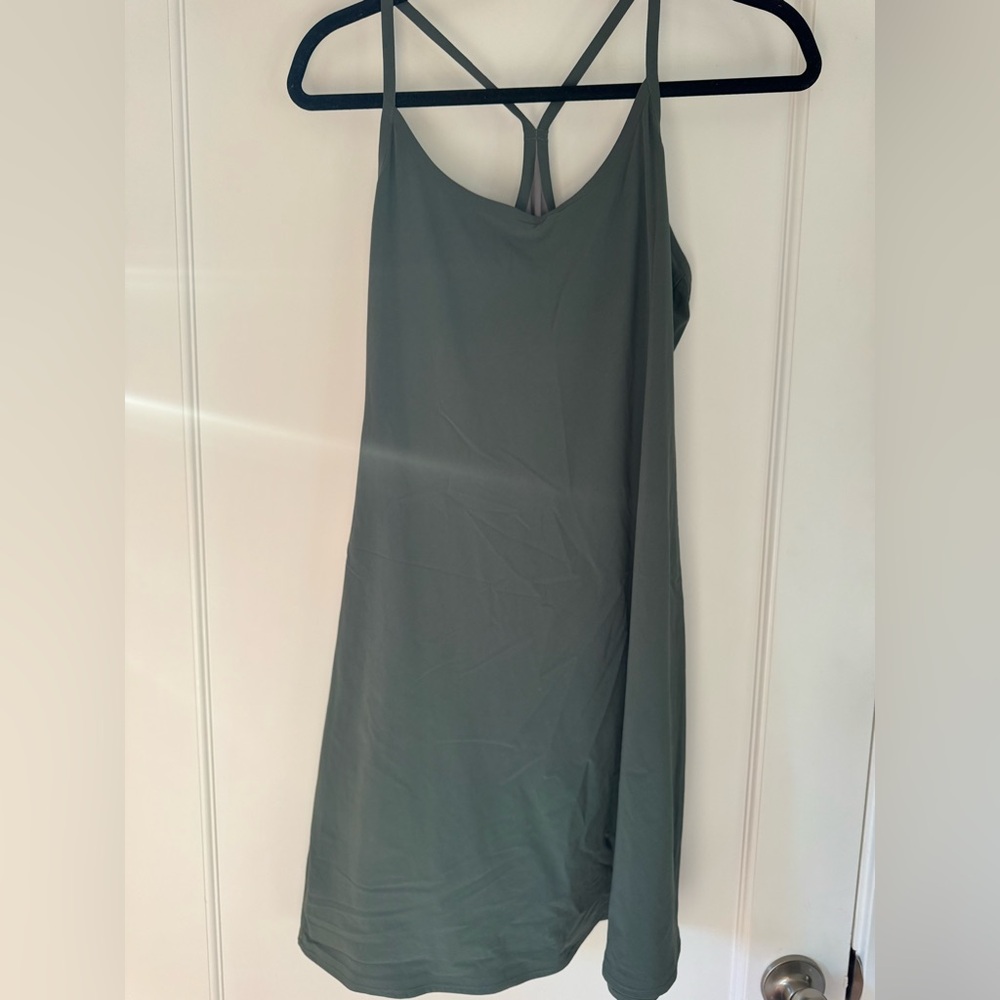 Outdoor Voices Exercise Dress in Evergreen